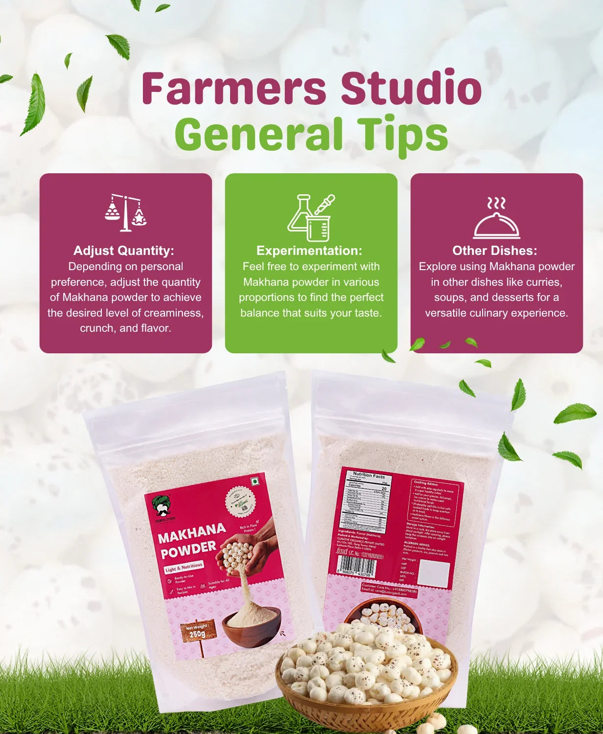 Farmers Studio Makhana Powder 250g
