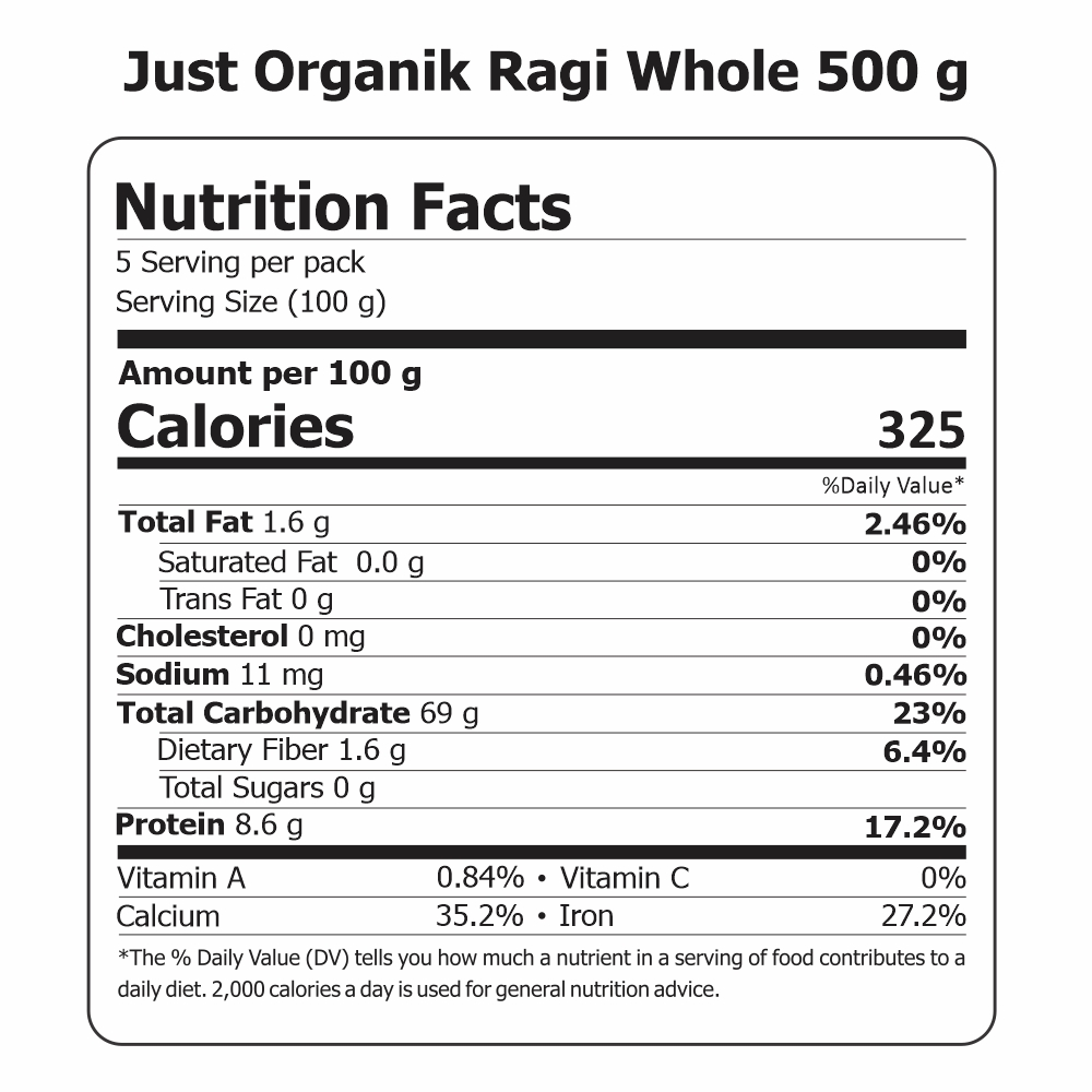 Ragi Whole (Nachni/Mandua/Finger Millet)
