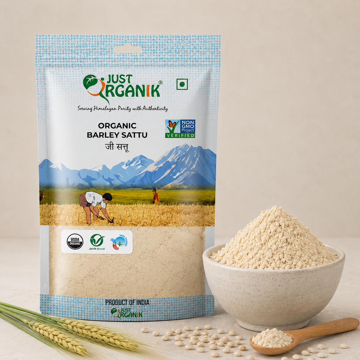 Just organik barley sattu 