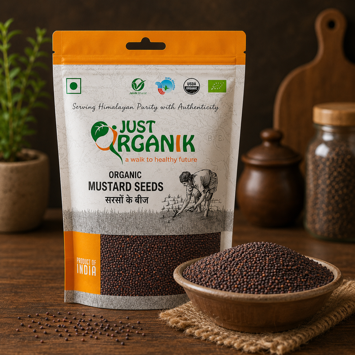 Just organik  mustard seeds