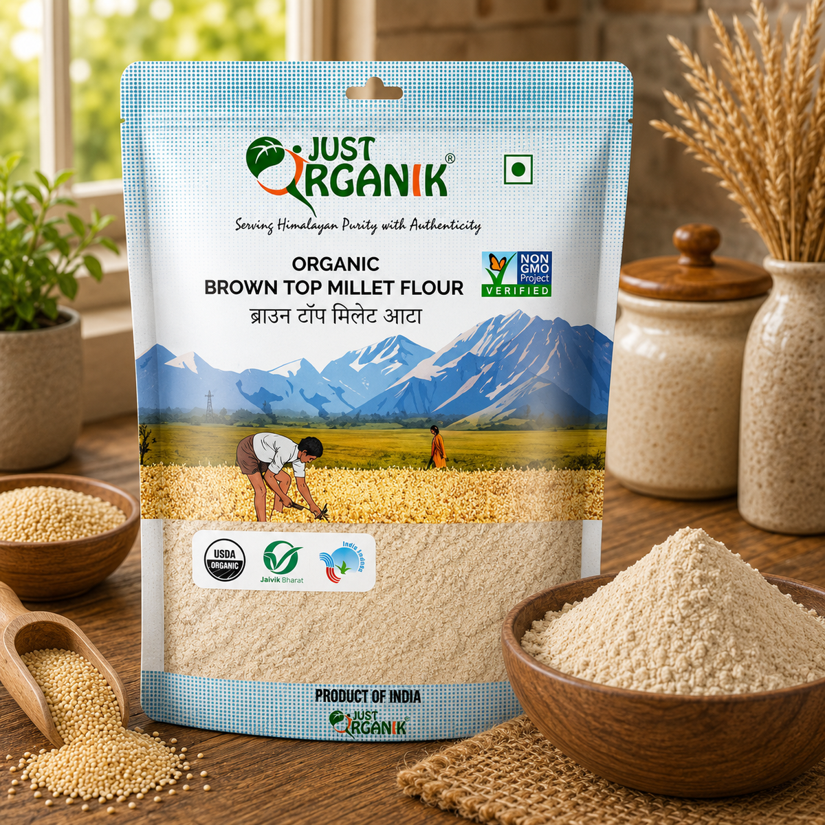 Brown top millet flour 500g